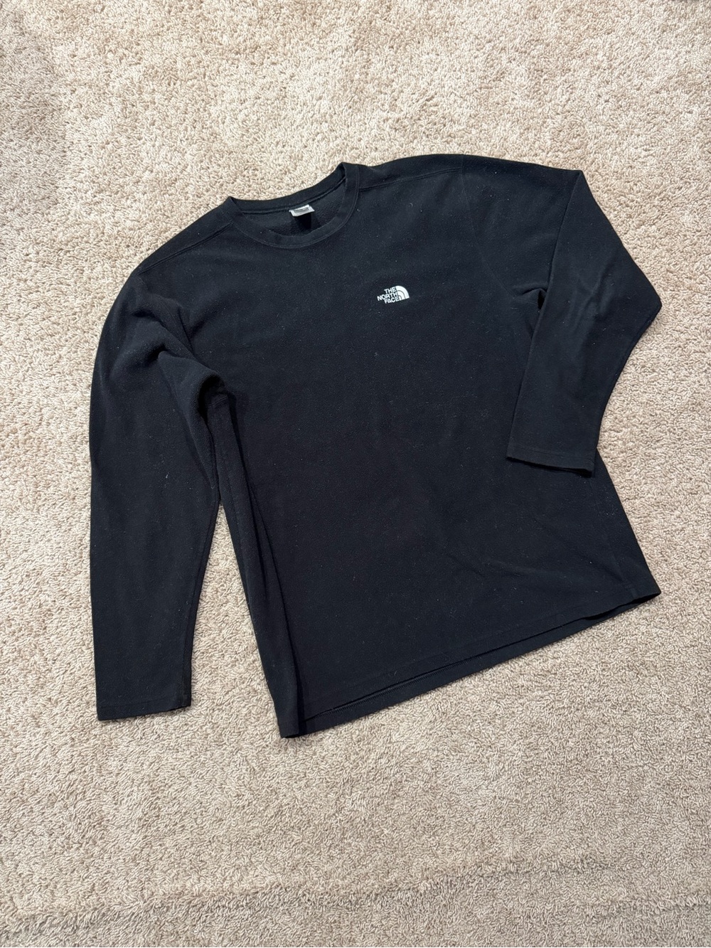 The North Face Black Fleece with White Logo